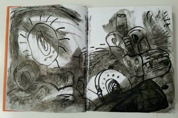 Pages 2 and 3 of Sketchbook