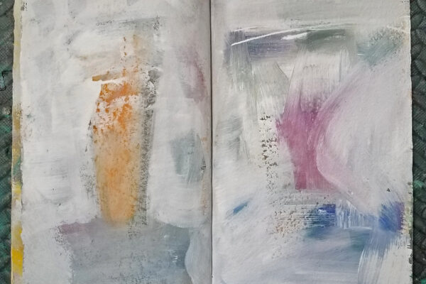 Abstract work on paper by Mark Rosenthal