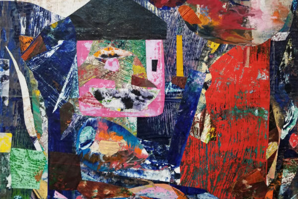 Abstract collage by Mark Rosenthal