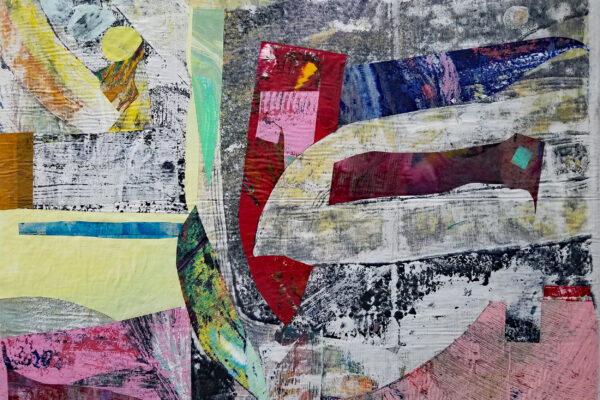 Abstract collage by Mark Rosenthal